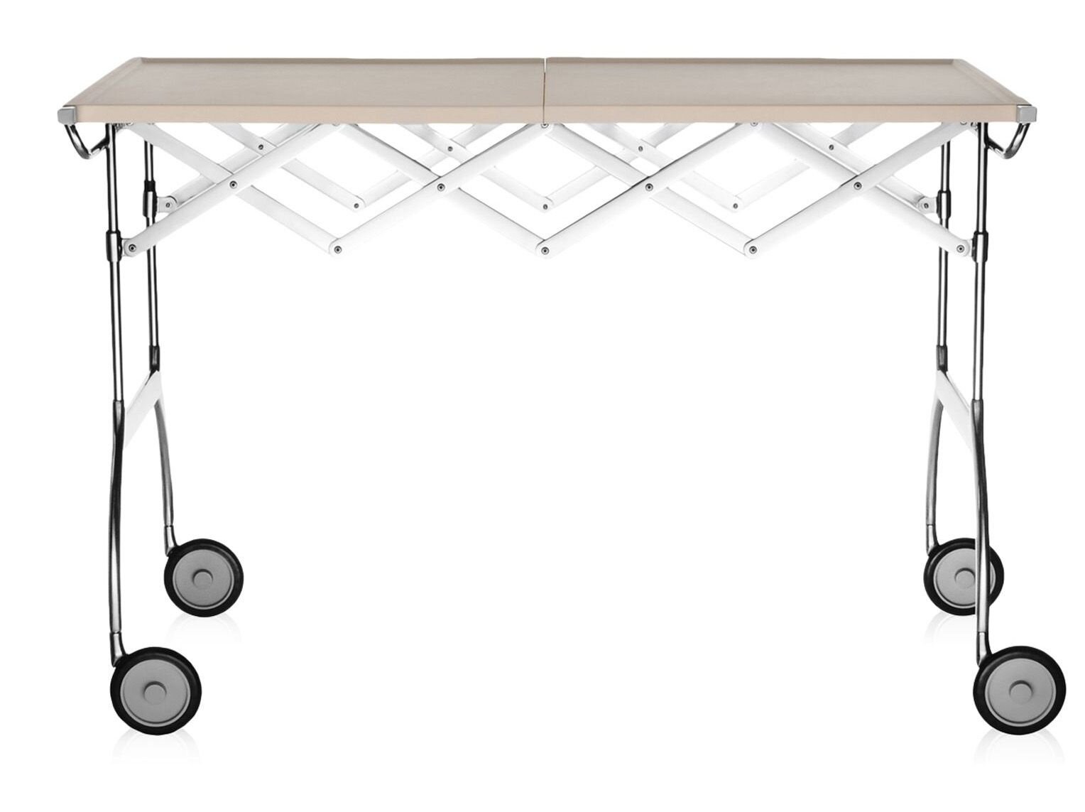 Battista Fold Extendible Table by Kartell Furniture Tables